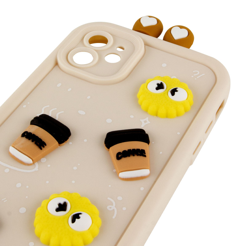 Чохол TPU Toys Case with Ears на Apple iPhone 11 (6.1") (Sand) в магазині vchehle.ua