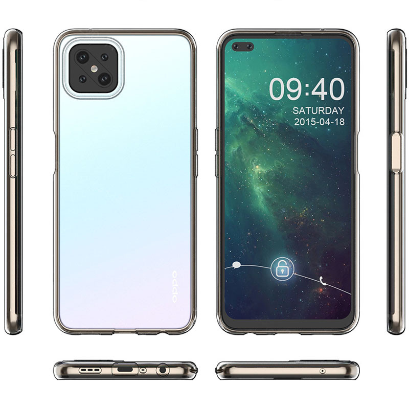 TPU чохол Epic Transparent 1,0mm на Oppo A92s (Прозорий (прозорий)) в магазині vchehle.ua