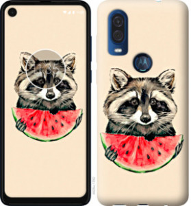 Чехол Енотик с арбузом для Motorola One Vision