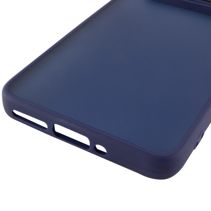 Чехол TPU+PC Lyon Frosted для Xiaomi Redmi Note 14 Pro 4G (Navy Blue) в магазине vchehle.ua