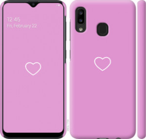Чехол Сердце 2 для Samsung Galaxy A20e A202F
