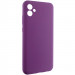 Фото Чохол Silicone Cover Lakshmi Full Camera (AAA) на Samsung Galaxy A07 (Сливовий / Purple) на vchehle.ua