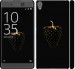 Чехол Черная клубника для Sony Xperia XA F3112