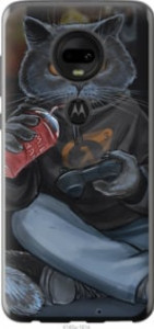 Чехол gamer cat для Motorola Moto G7 Plus