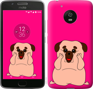 

Чехол Весёлый мопс для Motorola Moto G5 928686