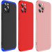 Пластиковая накладка GKK LikGus 360 градусов (opp) для Apple iPhone 12 Pro Max (6.7")