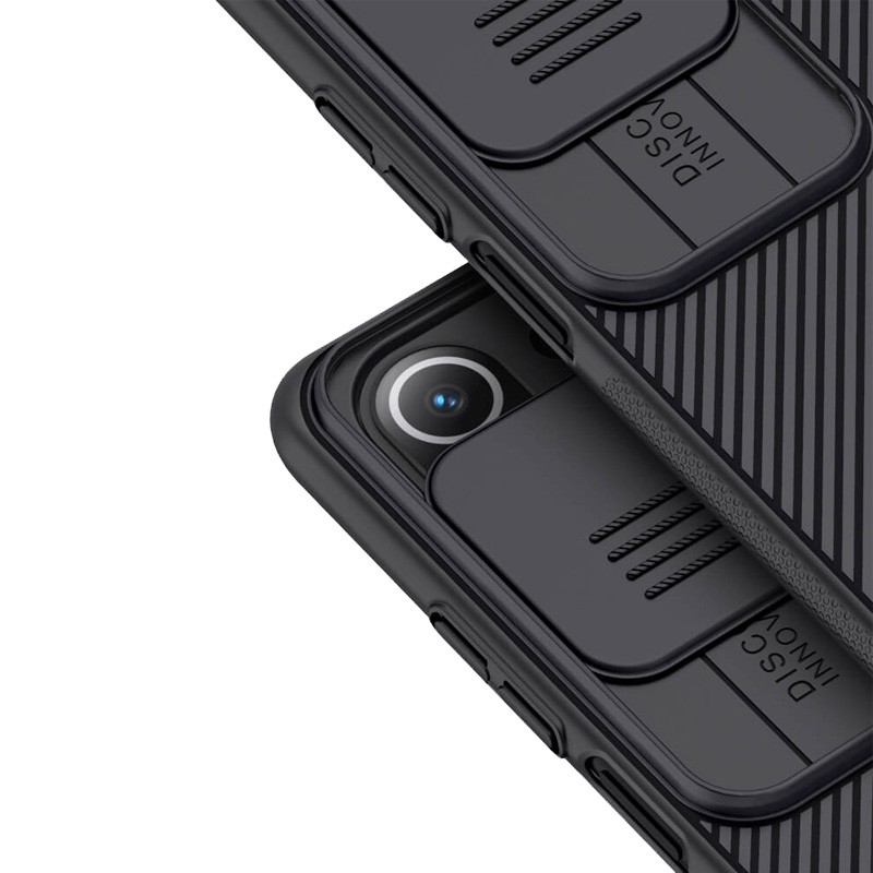 Заказать Карбоновая накладка Nillkin Camshield (шторка на камеру) для Xiaomi Mi 11 (Черный / Black) на vchehle.ua