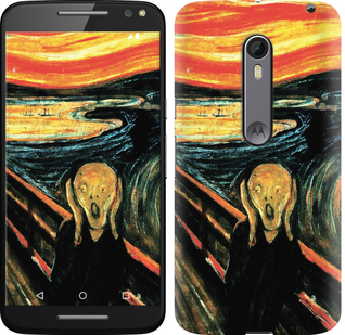 

Чехол Крик Мунка для Motorola Moto X Style 266320
