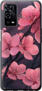 Чохол Пурпурна сакура на Oppo A55