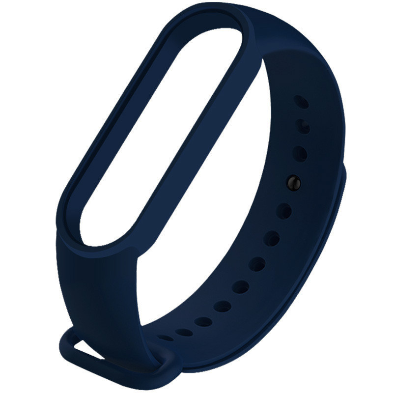 

Силиконовый ремешок для Xiaomi Mi Band 3/4 (Темно-синий / Midnight blue) 1087804