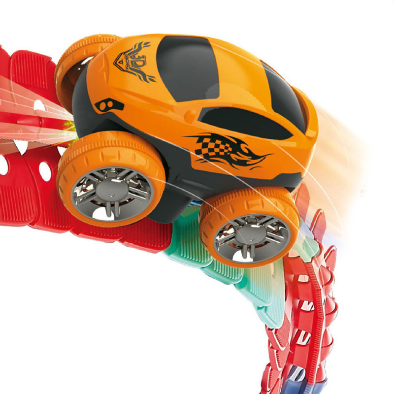 Фото Интерактивный трек с инерционной машинкой SHT 188 Changeable Trak (92pcs/1CAR) (Colorful) на vchehle.ua