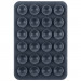 Тримач-присоска для телефону Double Side Silicone 80*55мм (Dark Gray)