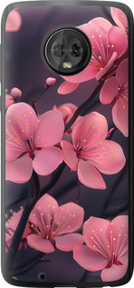 Чехол Пурпурная сакура для Motorola Moto G6