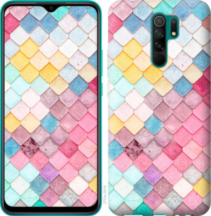 

Чехол Красочная черепица для Xiaomi Redmi 9 933240