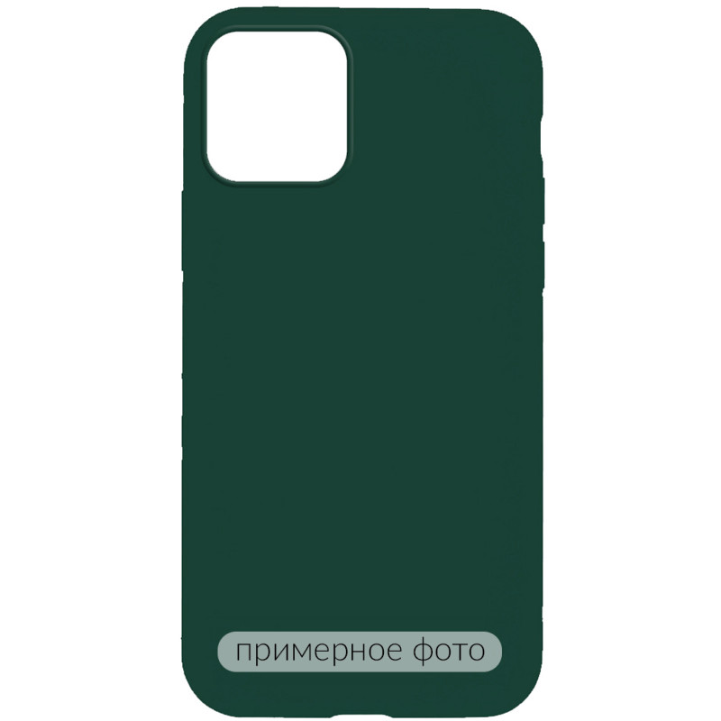 Чохол Silicone Case Full Protective (AA) NO LOGO на Apple iPhone 17 Pro (6.3") (Зелений / Forest green)
