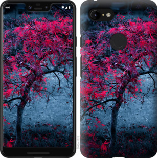 

Чехол Дерево с яркими листьями для Google Pixel 3a XL 876414