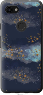 

Чохол Ночь золотые звезды для Google Pixel 3a XL 1406596
