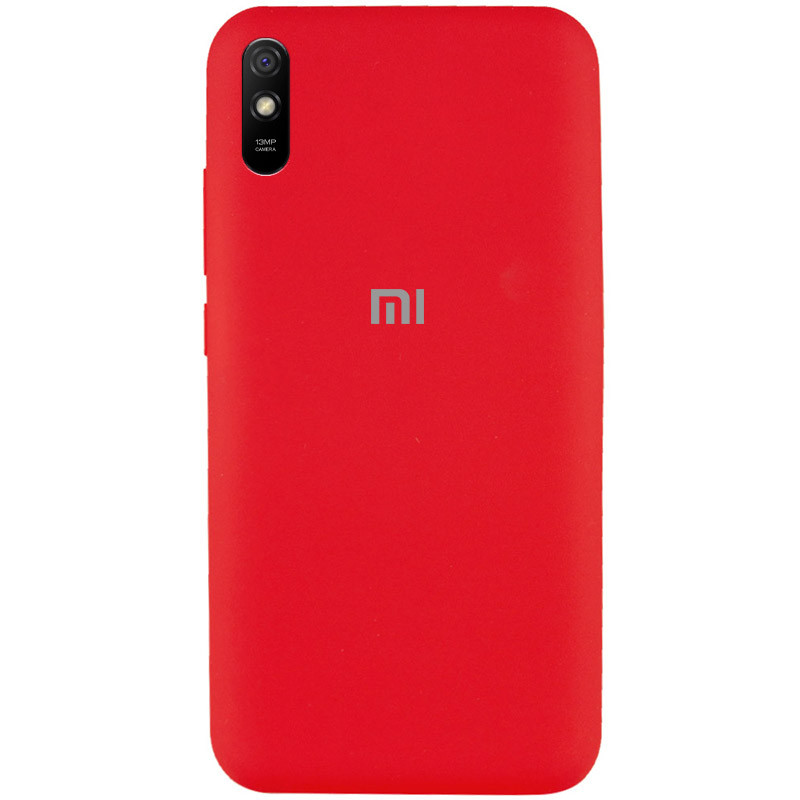 Чохол Silicone Cover Full Protective (AA) на Xiaomi Redmi 9A (Червоний / Red)