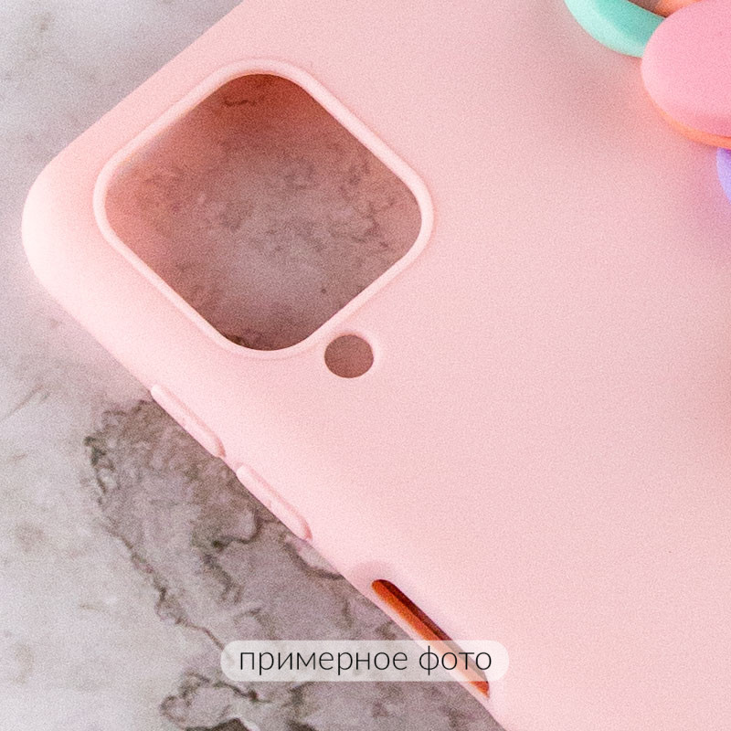 Чохол Chained Heart з підвісним ланцюжком на Samsung Galaxy M53 5G (Pink Sand) в магазині vchehle.ua