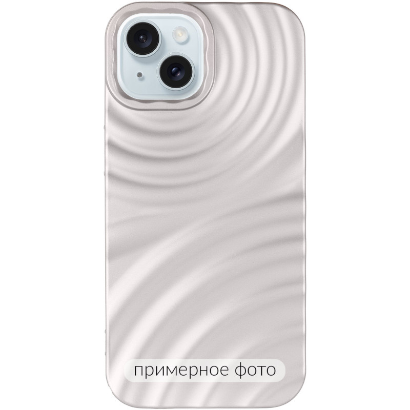 Фото Чохол TPU MonoWave на Apple iPhone 15 (6.1") (Light Gray) на vchehle.ua