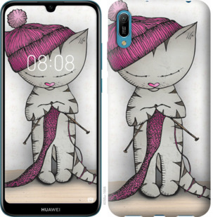 

Чохол Кішка рукодільниця на Huawei Y6 2019 710470