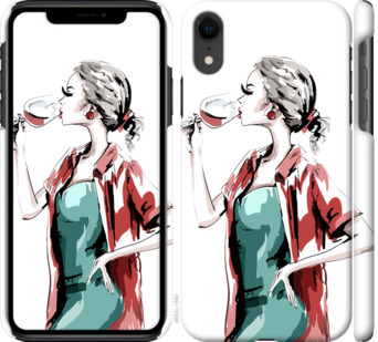 

Чехол Девушка с бокалом для iPhone XR 841270