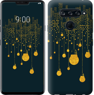 

Чехол Иллюстрация ночного города для LG V40 ThinQ 690637