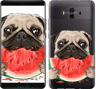 

Чехол Мопс и арбуз для Huawei Mate 10 843874