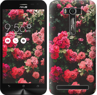 

Чехол Куст с розами для Asus ZenFone 2 Laser ZE500KL 639468