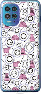 

Чехол Смешные коты для Motorola G100 1394174