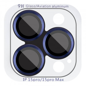 Защитное стекло Metal Classic на камеру (в упак.) для iPhone 15 Pro