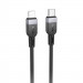 Дата кабель Hoco X109 Energy silicone Type-C to Lightning (1m) (Black)