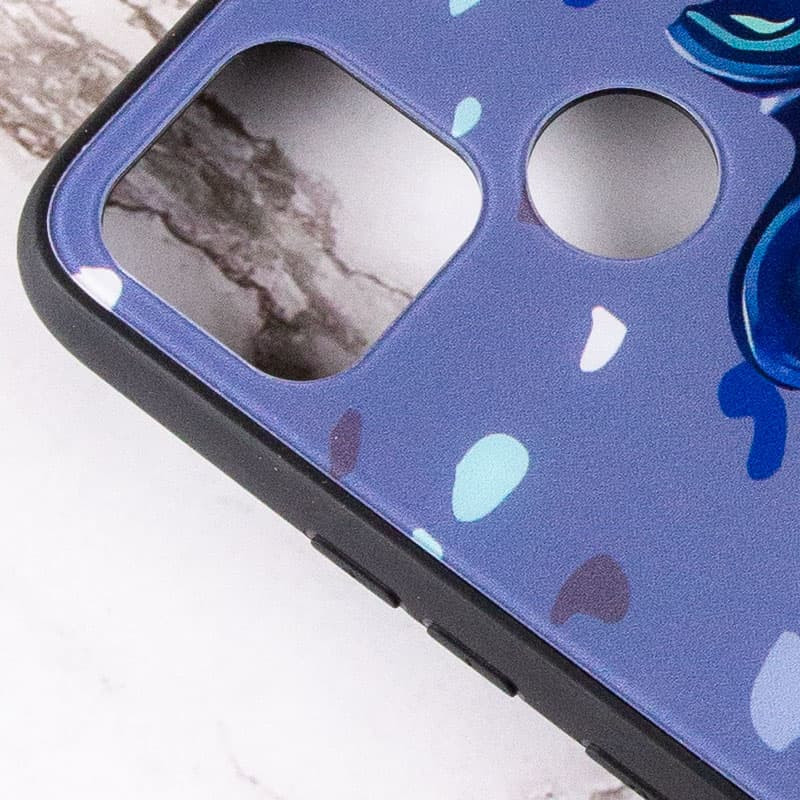 TPU+Glass чехол Diversity для Xiaomi Redmi 9C (Stains blue) в магазине vchehle.ua