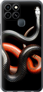 

Чохол Червоно-чорна змія на чорному тлі на Infinix Smart 6 1685298