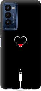

Чохол Подзарядка сердца для iPhone на Tecno Camon 18 CH6n 1243576