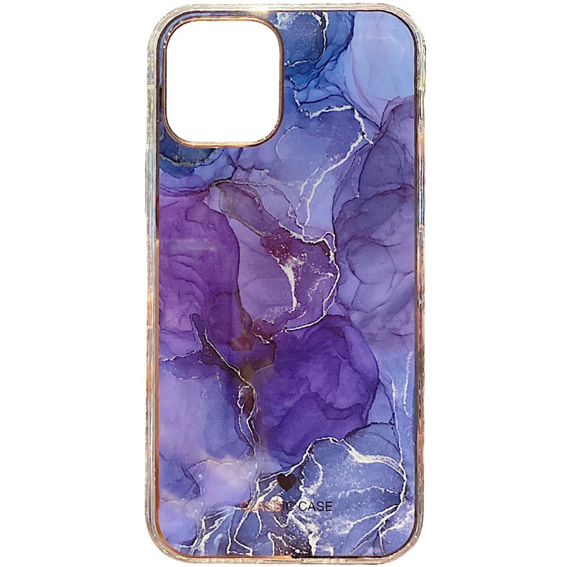 

TPU+PC чохол Мрамор на Apple iPhone 13 (6.1") (Purple) 1201784