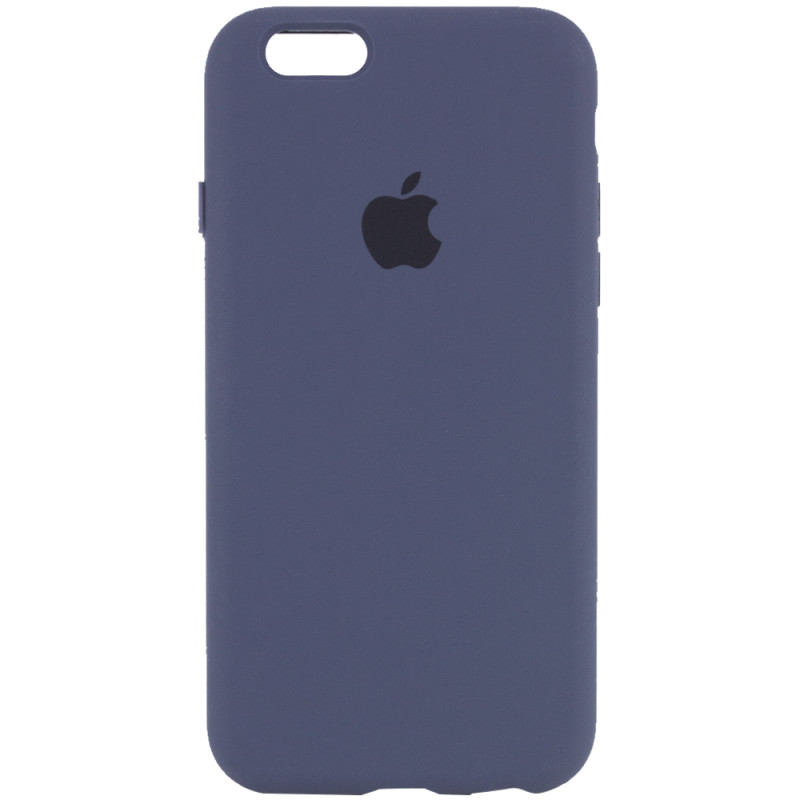 Чохол Silicone Case Full Protective (AA) на Apple iPhone 6/6s (4.7") (Темний Синій / Midnight Blue)