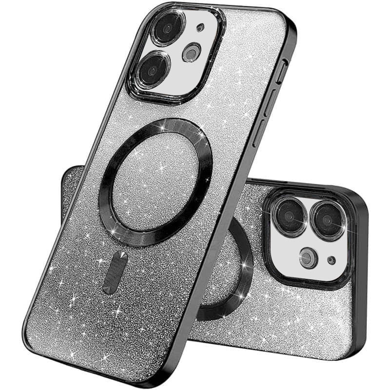 TPU чехол Delight case with Magnetic Safe с защитными линзами на камеру для Apple iPhone 11 (6.1") (Черный / Black)