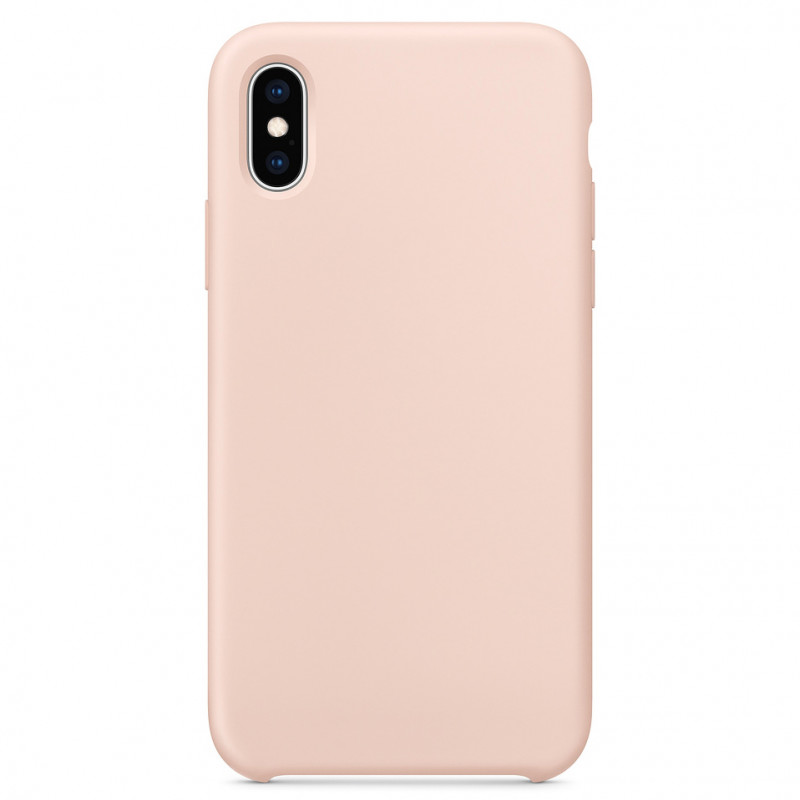 Чохол Silicone Case without Logo (AA) на Apple iPhone XS Max (6.5") (Рожевий / Pink Sand)