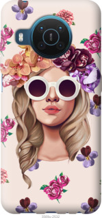 

Чохол Дівчина з квітами v2 для Nokia X20 1273764
