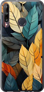 

Чехол Кольорове листя для Huawei P40 Lite E 1629964