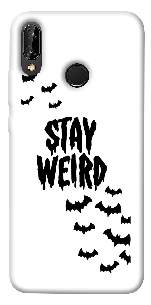 Чехол Stay Weird для Huawei P20 Lite