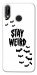 Чехол Stay Weird для Huawei P20 Lite