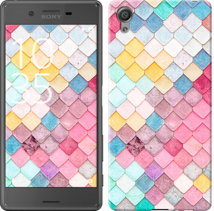 

Чехол Красочная черепица для Sony Xperia X F5122 335014