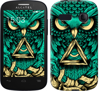 

Чохол Сова Арт-тату на Alcatel One Touch Pop C3 4033D 293588