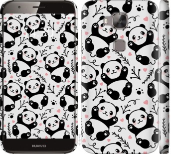

Чехол Панды для Huawei G7 Plus 723371