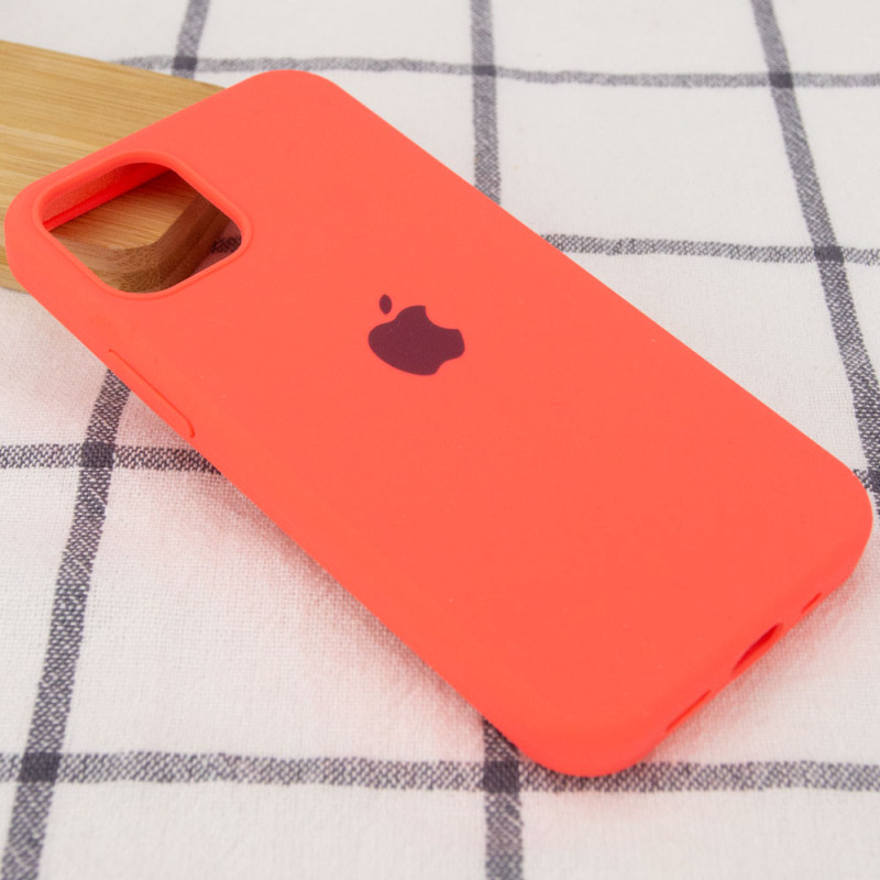 Фото Чохол Silicone Case Full Protective (AA) на Apple iPhone 14 Pro Max (6.7") (Эстетический дефект / Кавуновий / Watermelon red) на vchehle.ua
