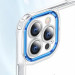 TPU+PC чехол ColorCam для Apple iPhone 14 Pro Max (6.7") (Прозрачный / Синий) в магазине vchehle.ua