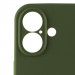 Купити Чохол Silicone Case Full Camera Protective (AA) на Apple iPhone 16 Plus (6.7") (Зелений / Dark Olive) на vchehle.ua