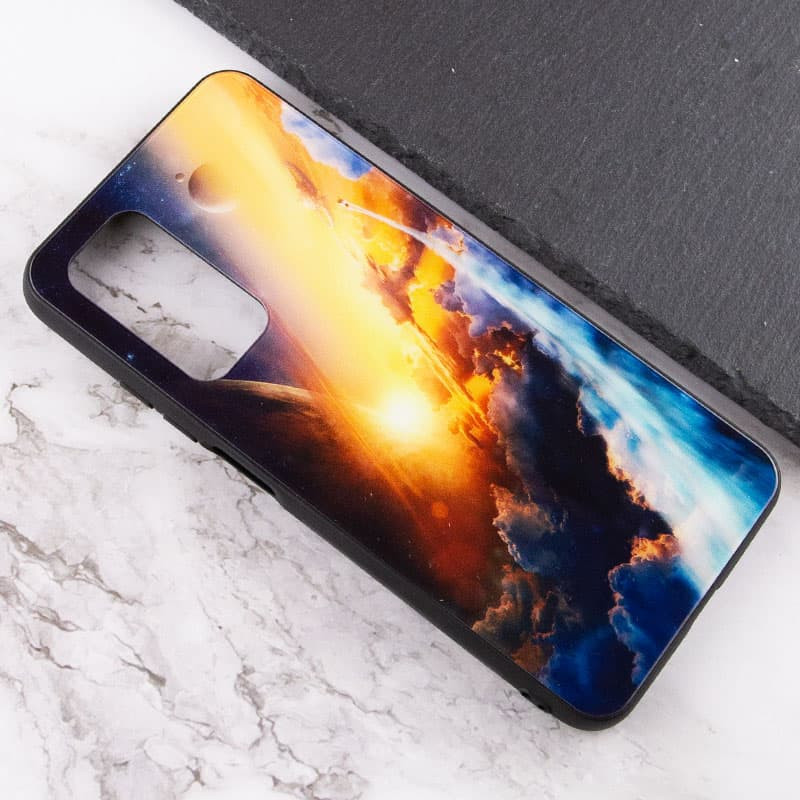 Фото TPU+Glass чохол Diversity на Xiaomi Redmi Note 9 4G / Redmi 9 Power / Redmi 9T (Above the clouds) в маназині vchehle.ua